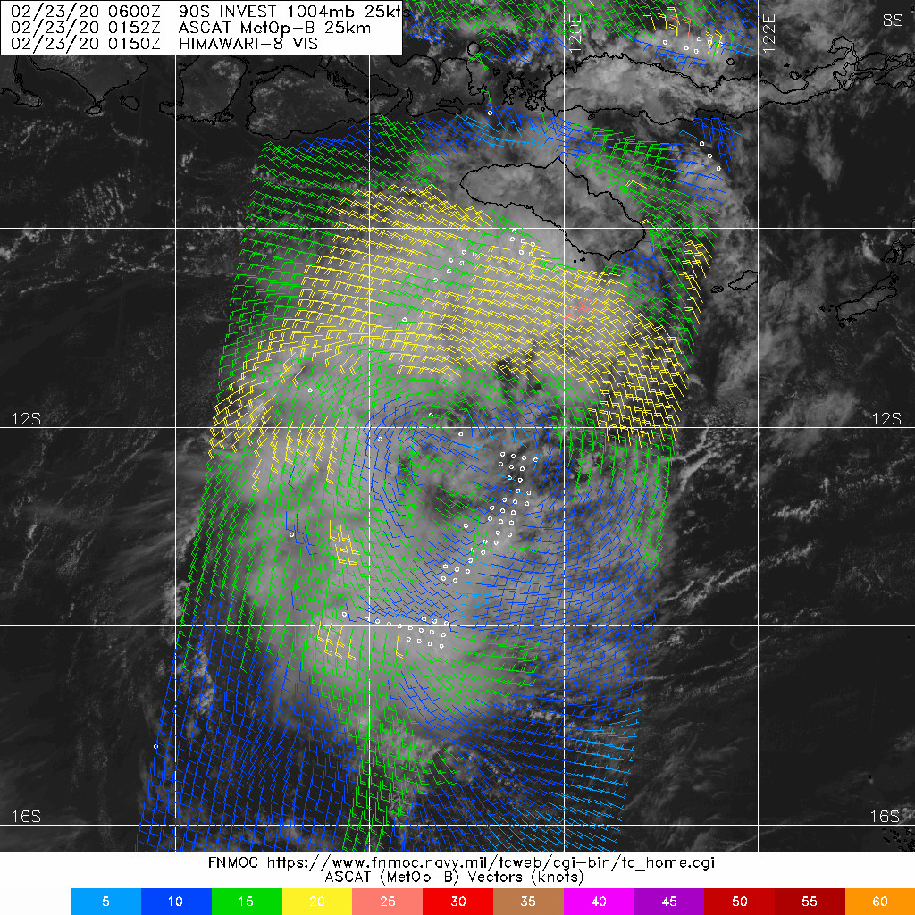 TC 18P(WASI) , Invest 99P and Invest 90S: updates at 23/06UTC