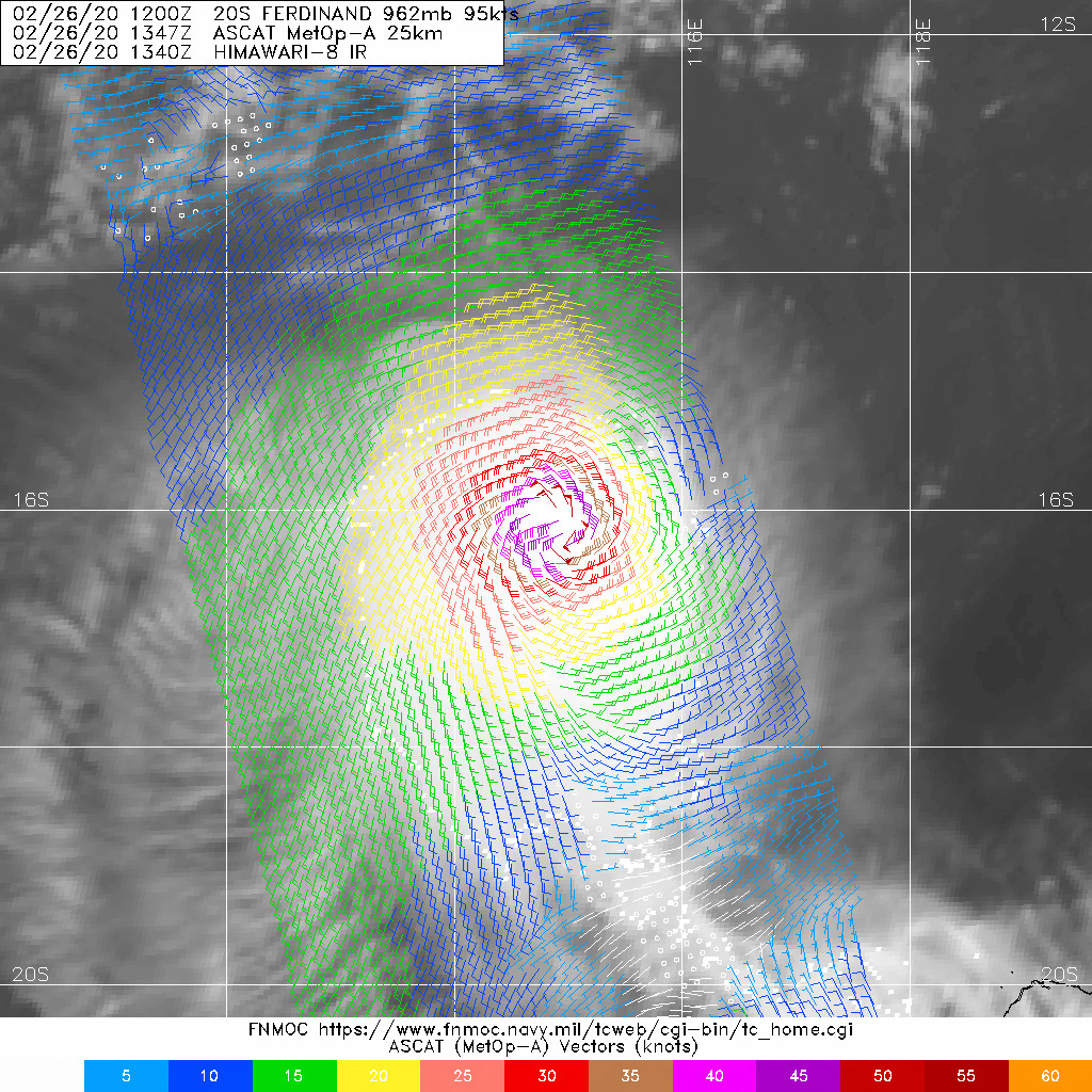 TC 20S(FERDINAND): CAT 2 US but expected to weaken rapidly from now on. 19P: 26/21UTC update