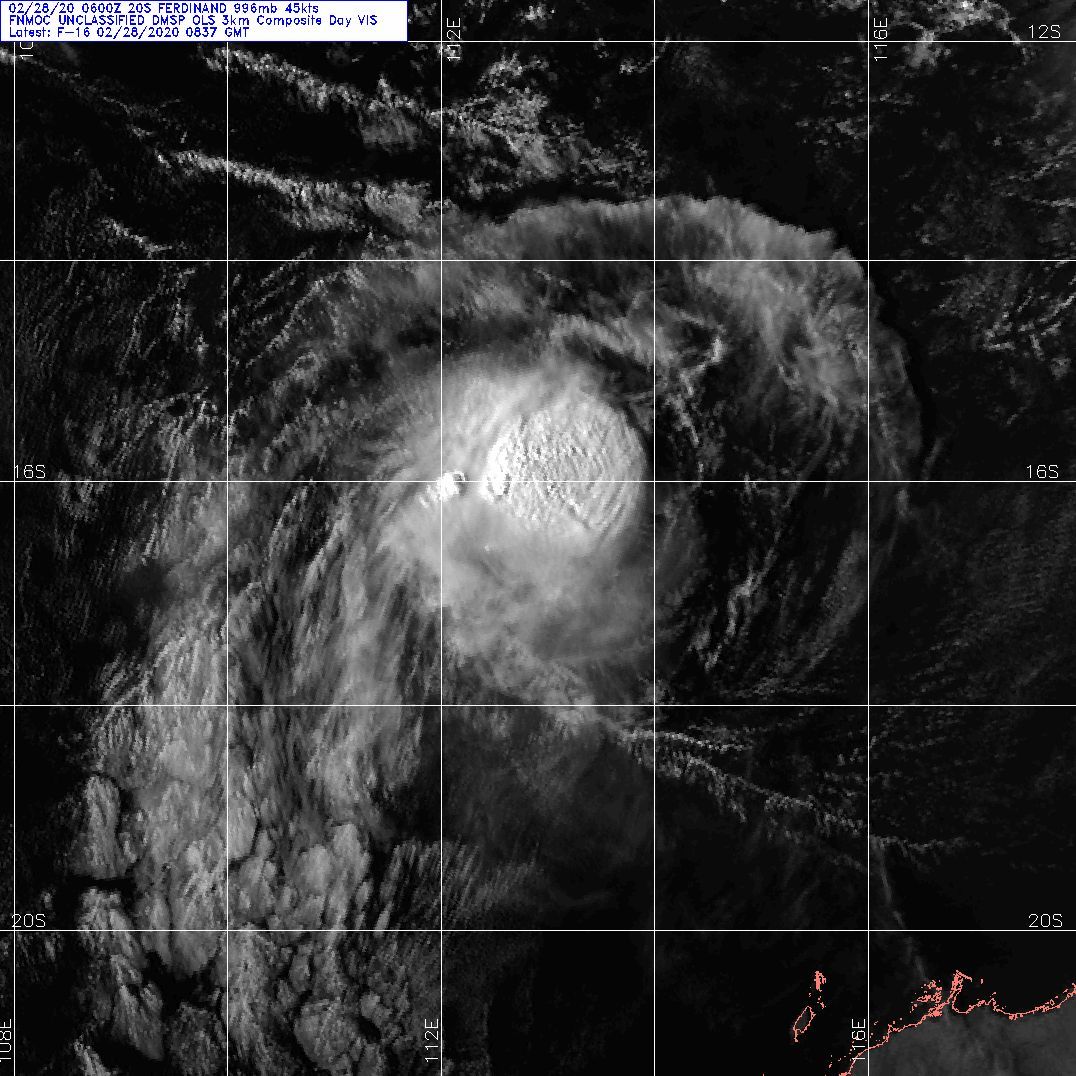 TC 20S(FERDINAND) and over-land TC 19P(ESTHER): 28/02 09UTC Update