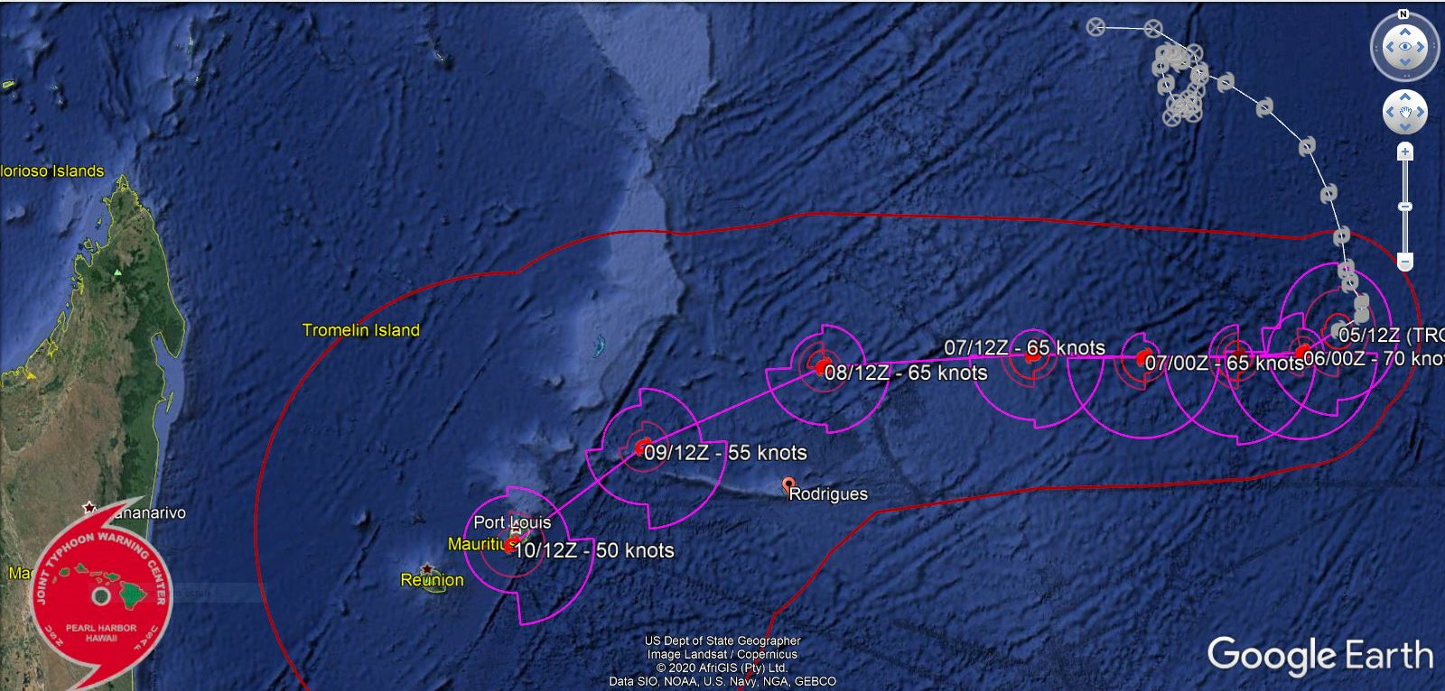 THE SUBTROPICAL RIDGE(STR) TO THE SOUTH  WILL DRIVE  08S(DANILO) WESTWARD UP TO 72H THEN WEST-SOUTHWESTWARD AS IT  BEGINS TO ROUND THE WESTERN EDGE OF THE STR. INTENSITY FORECAST IS NOW SIGNIFICANTLY DOWN  FROM THE PREVIOUS WARNING. THE SUBTROPICAL RIDGE(STR) TO THE SOUTH  WILL DRIVE  08S(DANILO) WESTWARD UP TO 72H THEN WEST-SOUTHWESTWARD AS IT  BEGINS TO ROUND THE WESTERN EDGE OF THE STR. INTENSITY FORECAST IS NOW SIGNIFICANTLY DOWN  FROM THE PREVIOUS WARNING.