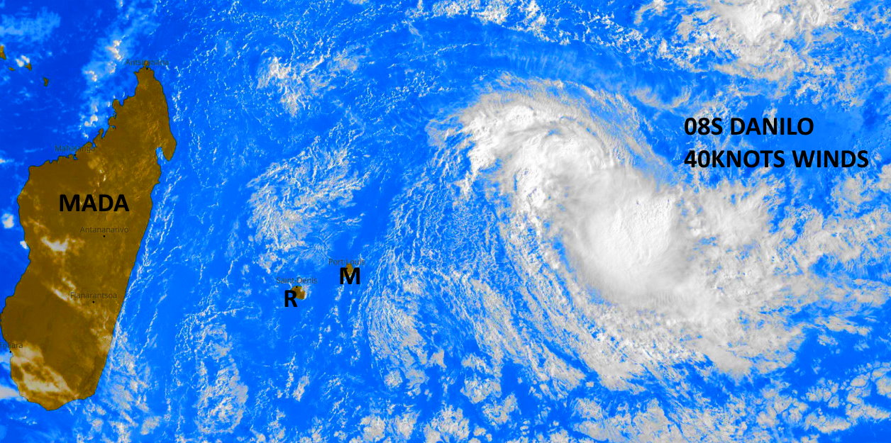 SATELLITE IMAGERY DEPICTS TWO LARGE CLUSTERS OF DEEP  CONVECTION FLARING AROUND A BROADLY-DEFINED LOW-LEVEL CIRCULATION.