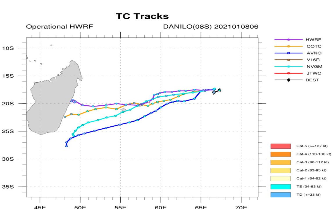 NUMERICAL MODEL GUIDANCE HAS COME INTO SLIGHTLY BETTER  AGREEMENT SINCE THE PREVIOUS FORECAST WITH 340KM SPREAD AT 72H,  INCREASING TO 585KM AT 120H. HOWEVER, THE GUIDANCE ENVELOPE AS A  WHOLE HAS SLIGHTLY SHIFTED TO THE SOUTH IN RESPONSE TO A CHANGE IN  THE STORM MOTION OF THE PREVIOUS 12-HOURS.THE JTWC FORECAST TRACK  REMAINS CONSISTENT WITH THE PREVIOUS FORECAST AND FAVORS THE ECMWF  MODEL SOLUTION WITH MODERATE CONFIDENCE.