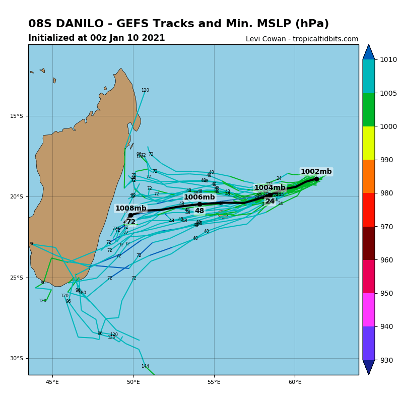 REMNANTS OF 08S(DANILO). GFS IS NOT RE-DEVELOPING THIS SYSTEM.