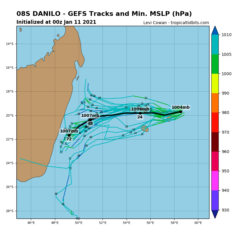 REMNANTS OF 08S(DANILO). MODELS ARE NOT RE-DEVELOPING THIS SYSTEM.