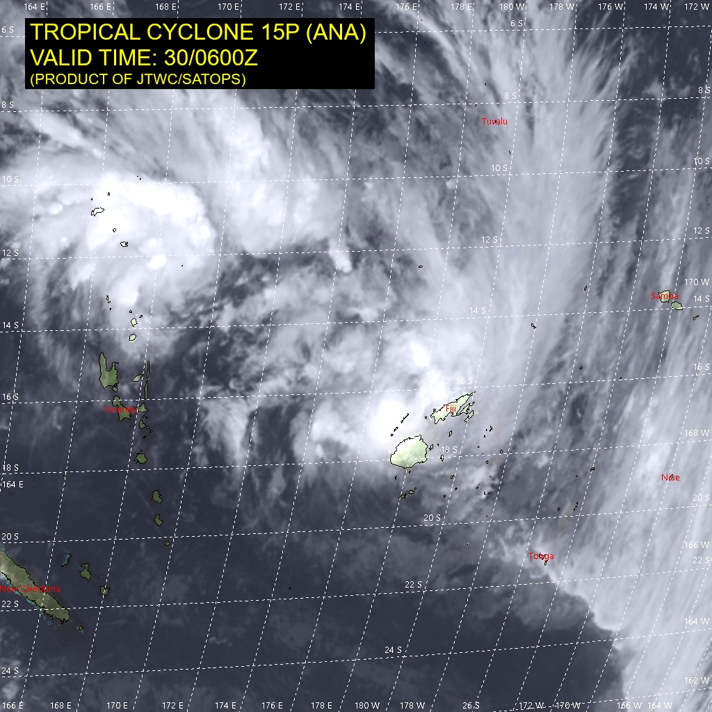 15P(ANA). 30/06UTC.ANIMATED ENHANCED INFRARED SATELLITE  IMAGERY DEPICTS A COMPACT, CONSOLIDATING CORE WITH SPIRAL BANDING  OVER THE EASTERN SEMICIRCLE.