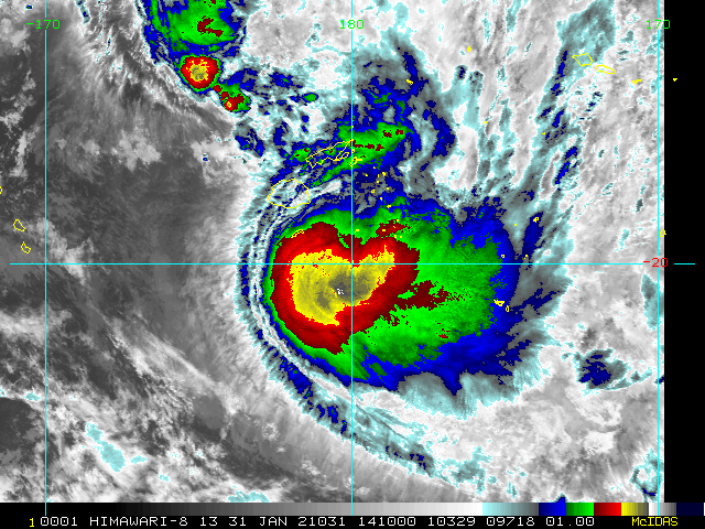 15P(ANA). 31/1410UTC.ANIMATED ENHANCED INFRARED SATELLITE  IMAGERY DEPICTS A BROAD AREA OF FLARING DEEP CONVECTION ORIENTED  EAST-WEST.