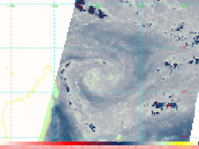 REMNANTS 13S. 01/2356UTC. THE LOW LEVEL CIRCULATION IS STILL IDENTIFIED BUT HAS BEEN ALMOST COMPLETELY DEVOID OF DEEP CONVECTION.