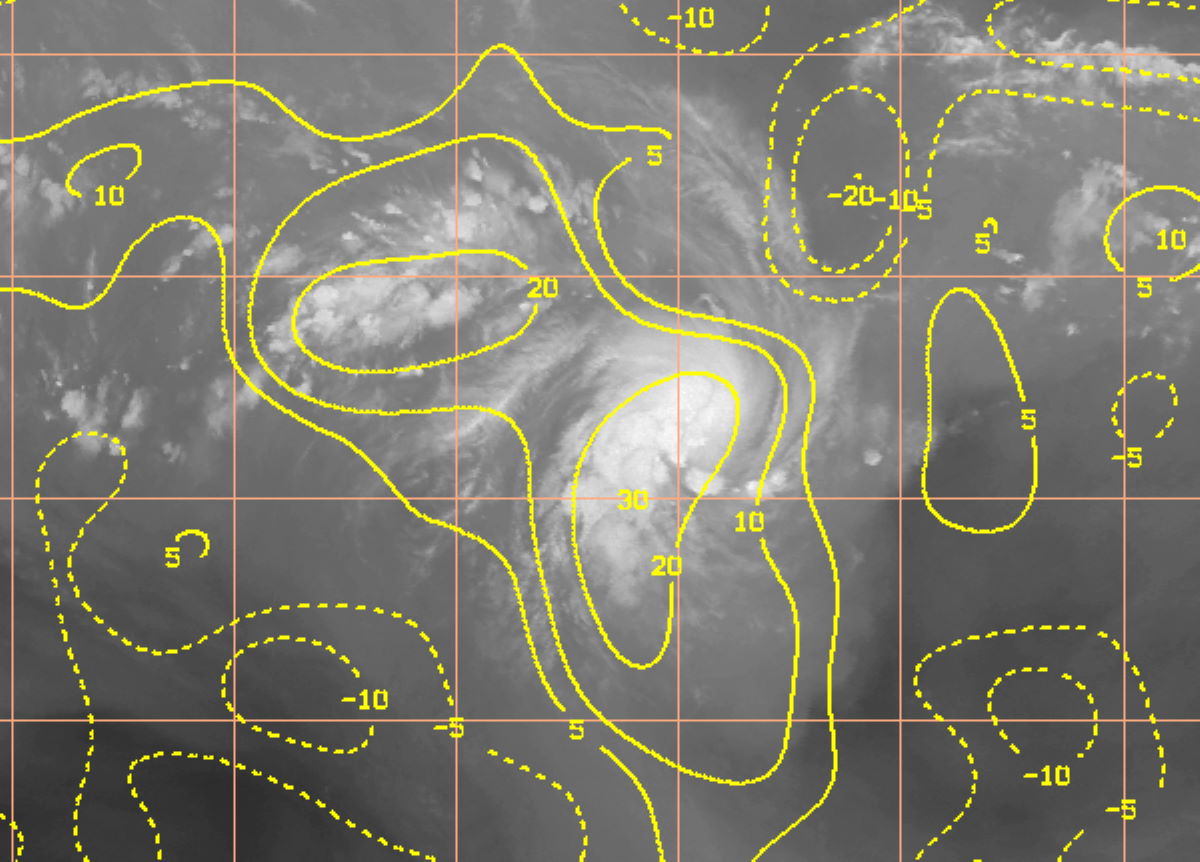 FAVORABLE CONDITIONS WITH ROBUST EQUATORWARD AND POLEWARD OUTFLOW