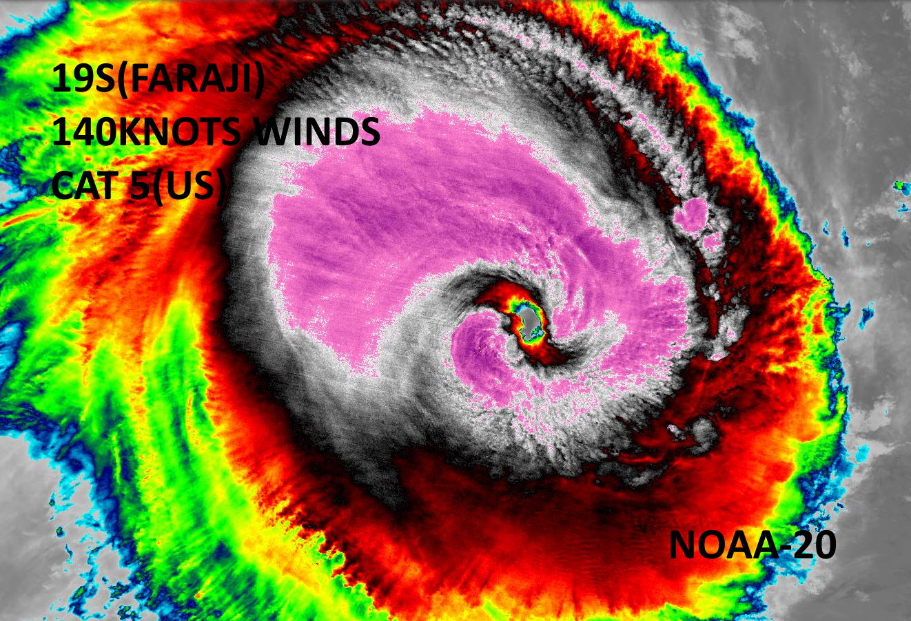 19S(FARAJI). 08/1909UTC. NOAA-20. 19S(FARAJI). 08/1909UTC. NOAA-20.