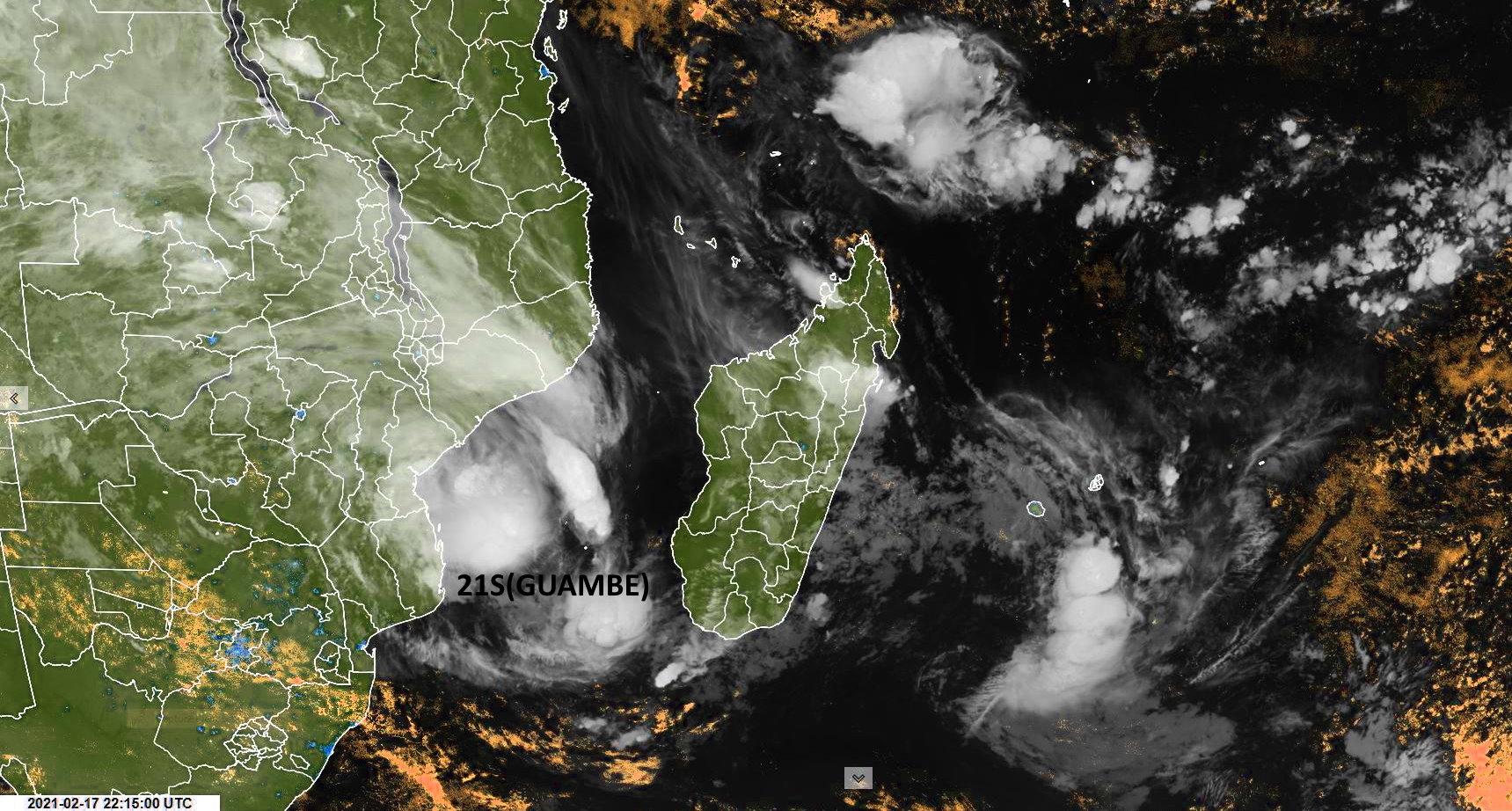 21S(GUAMBE). 17/2215UTC. Eumetsat. Enhanced by Patrick Hoareau.
