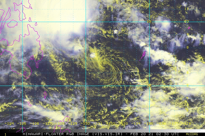 01W(DUJUAN). 20/0230UTC. FULLY EXPOSED LOW LEVEL CENTER AWAY FROM THE CONVECTION. 01W(DUJUAN). 20/0230UTC. FULLY EXPOSED LOW LEVEL CENTER AWAY FROM THE CONVECTION.