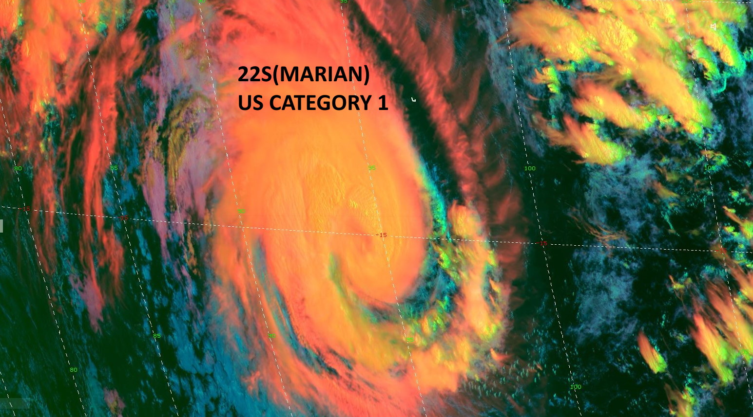 22S(MARIAN). 27/02UTC. 22S(MARIAN). 27/02UTC.