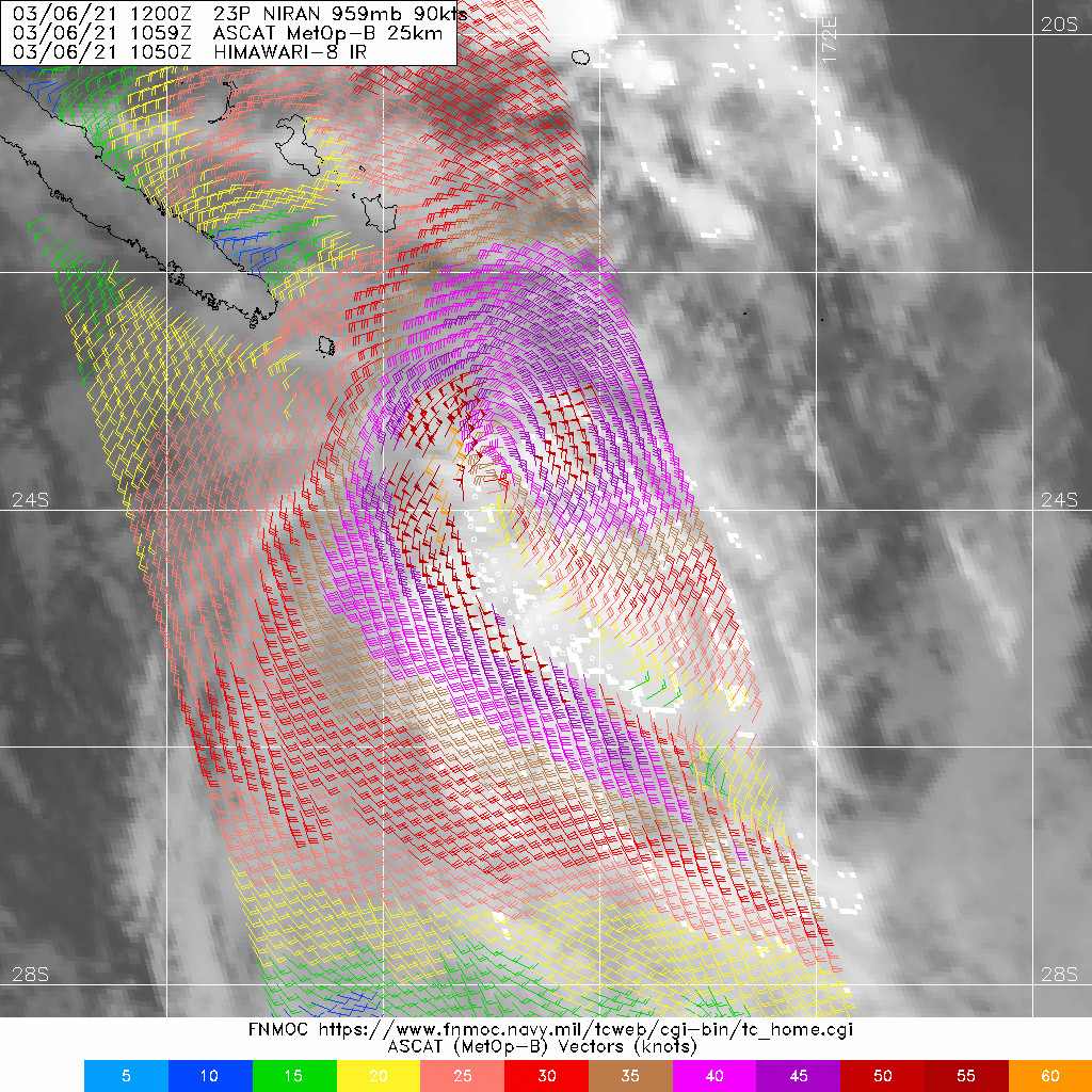 23P(NIRAN). THE INITIAL POSITION WAS PLACED WITH HIGH CONFIDENCE BASED  ON A CIRCULATION FEATURE IN THE 06/1059UTC ASCAT BULLSEYE PASS. 23P(NIRAN). THE INITIAL POSITION WAS PLACED WITH HIGH CONFIDENCE BASED  ON A CIRCULATION FEATURE IN THE 06/1059UTC ASCAT BULLSEYE PASS.