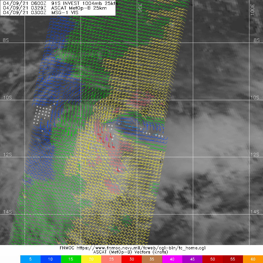 INVEST 91S. 09/0329UTC.