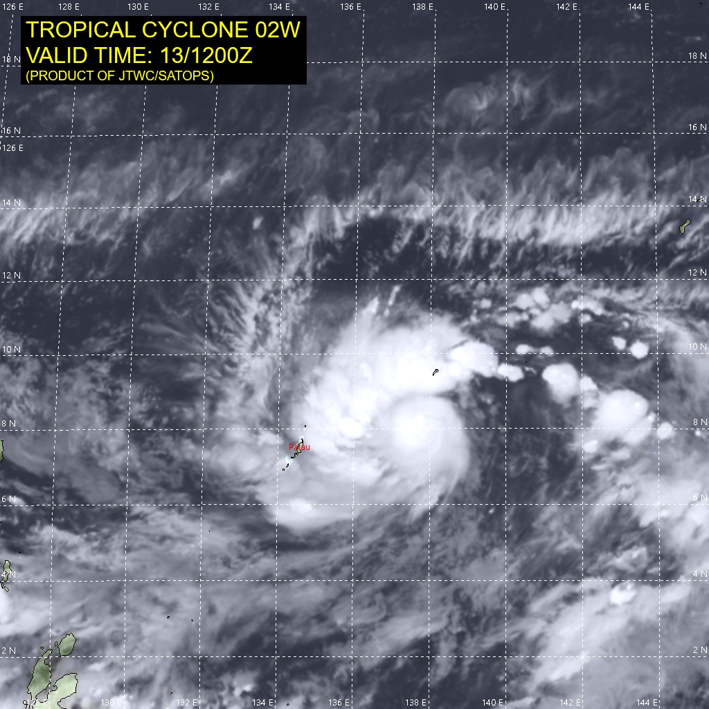 TD 02W. 13/12UTC.