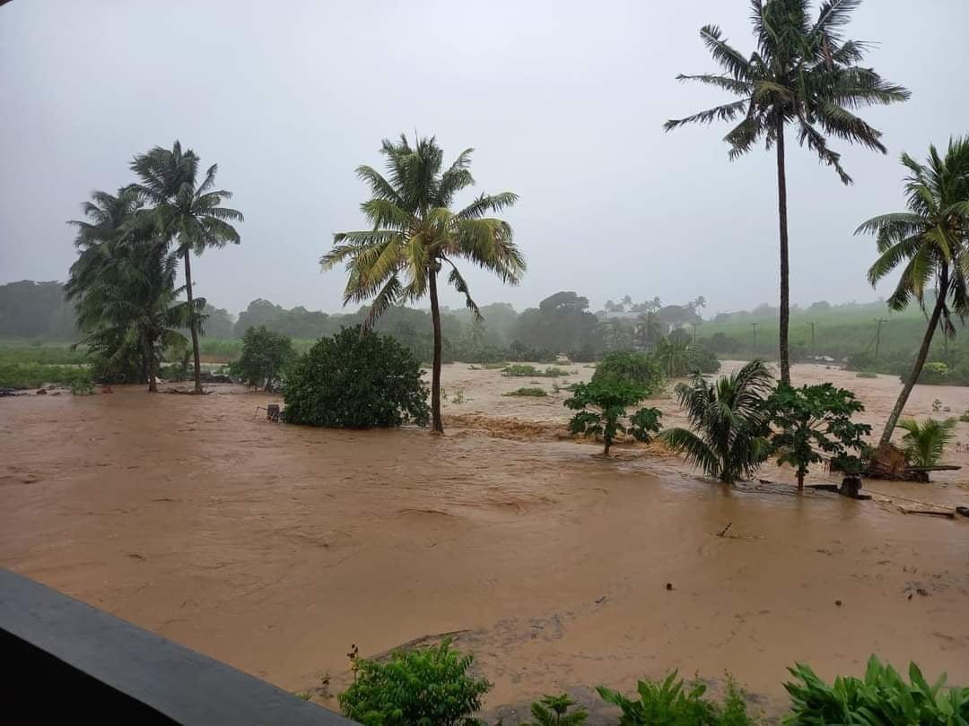 Inondations dans le Sud-Est de MAURICE ce Vendredi.