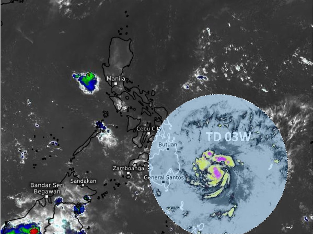 TD 03W. 12/1910UTC.