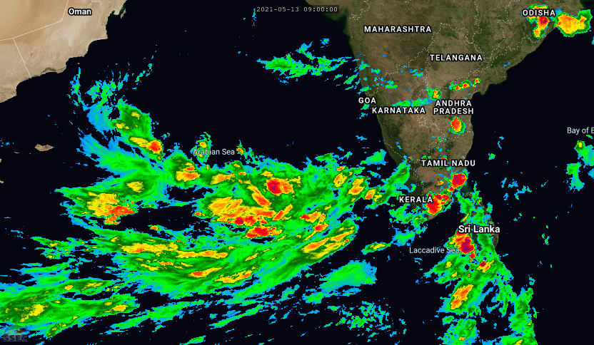 TROPICAL CYCLONE FORMATION ALERT(TCFA) ISSUED FOR INVEST 92A OVER THE ARABIAN SEA APPROXIMATELY 980KM SOUTH OF MUMBAI. GLOBAL MODELS SUGGEST HIGH DEVELOPMENT POTENTIAL FOR THIS SYSTEM ONCE IT MOVES NORTHWARD.