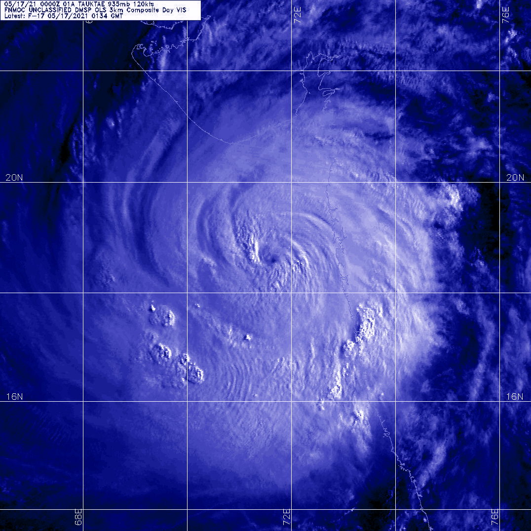 TC 01A. 17/0134UTC. DMSP VISIBLE ENHANCED.
