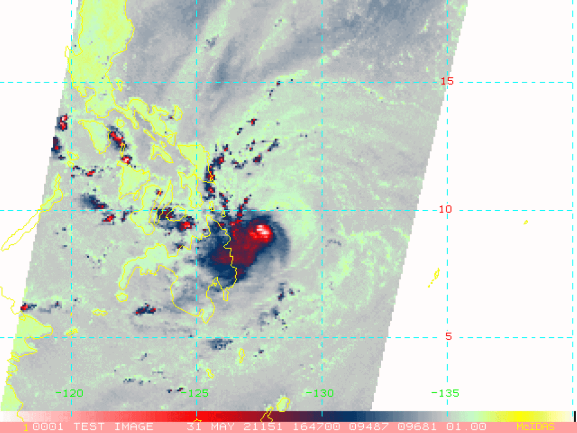 TS 04W. 31/17UTC. MICROWAVE SHOWED CONVECTIVE BANDING WRAPPING INTO A DEFINED LOW LEVEL CIRCULATION CENTER.