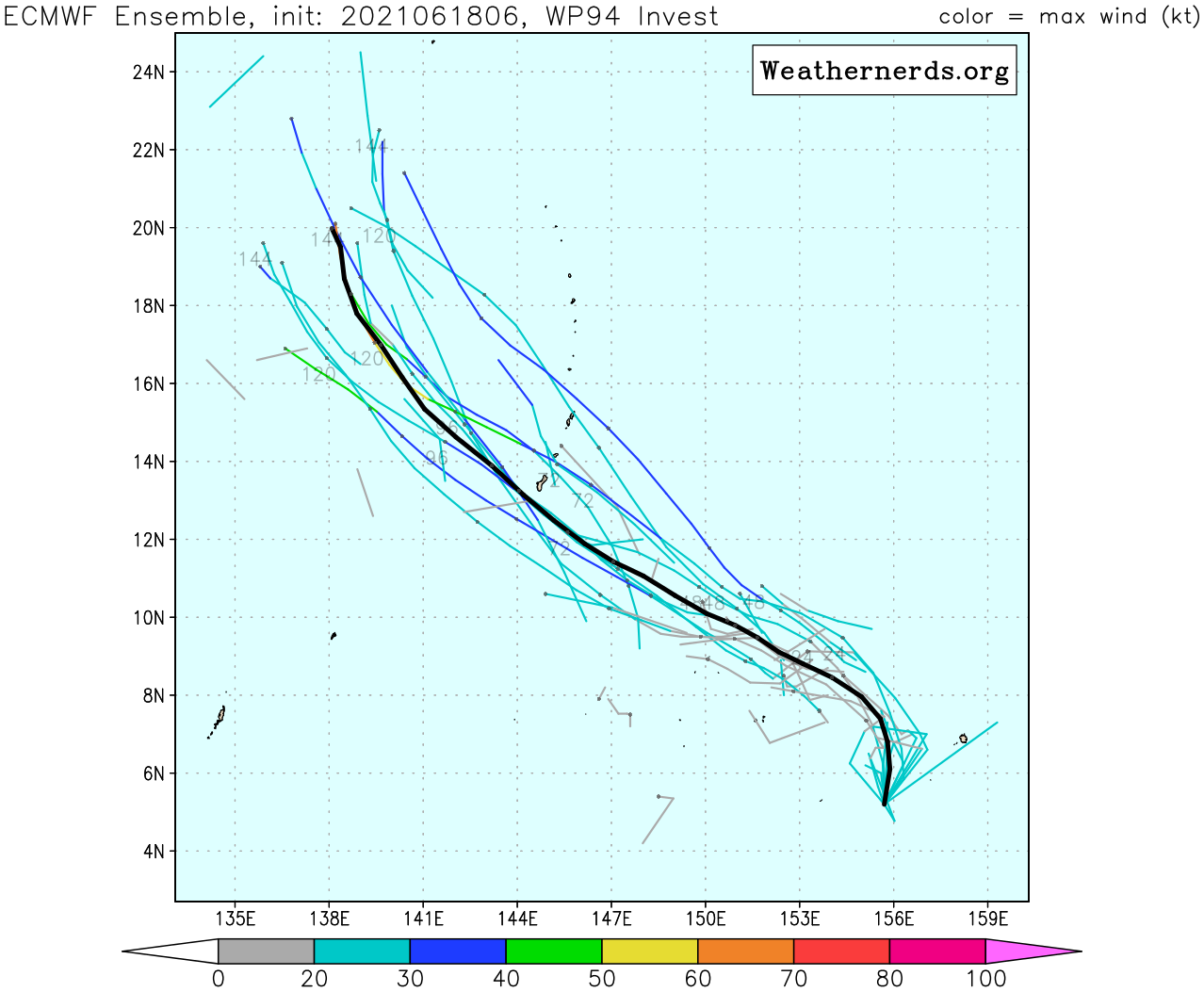 INVEST 94W. ECMWF.