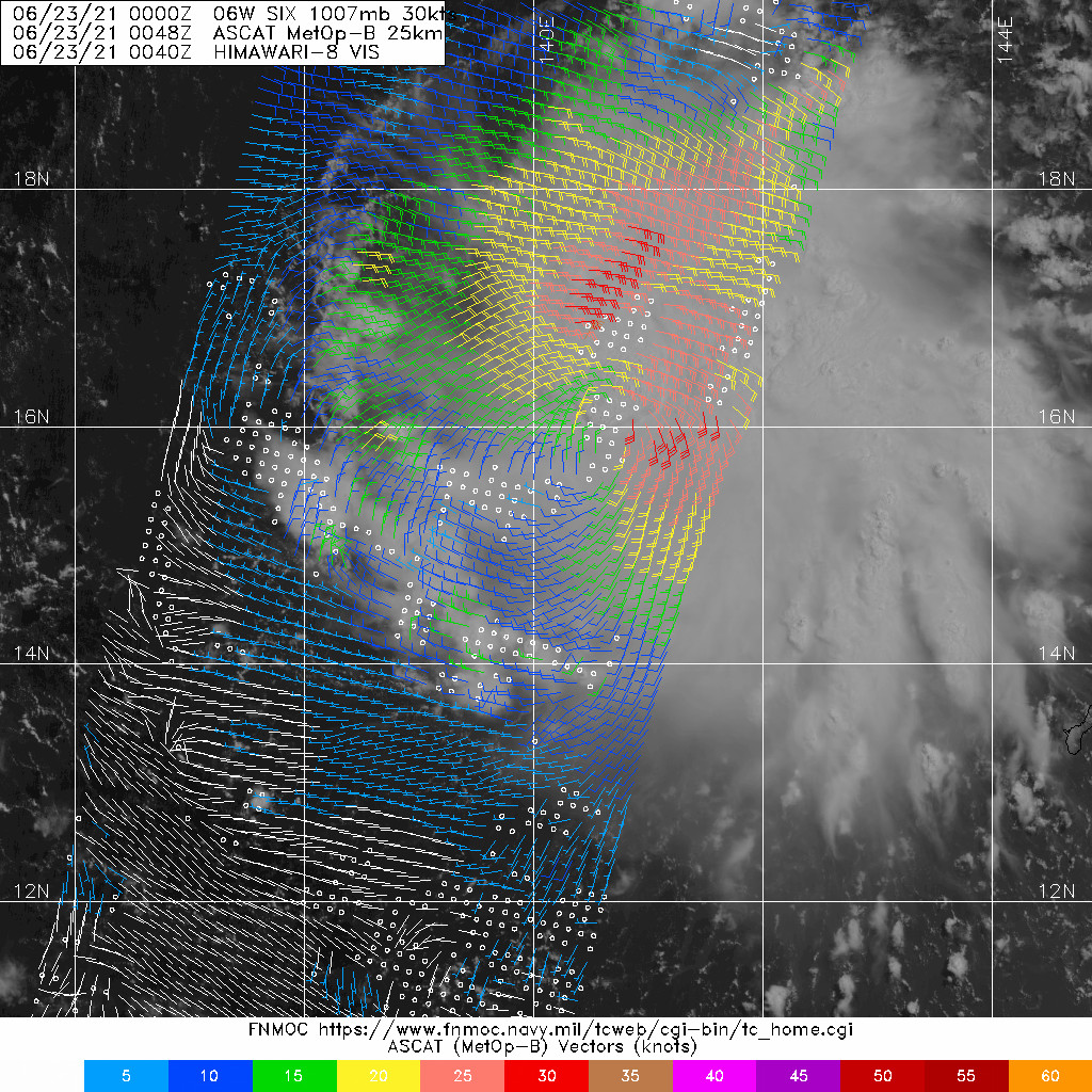 23/0048UTC. ASCAT READ 30KNOT WINDS.
