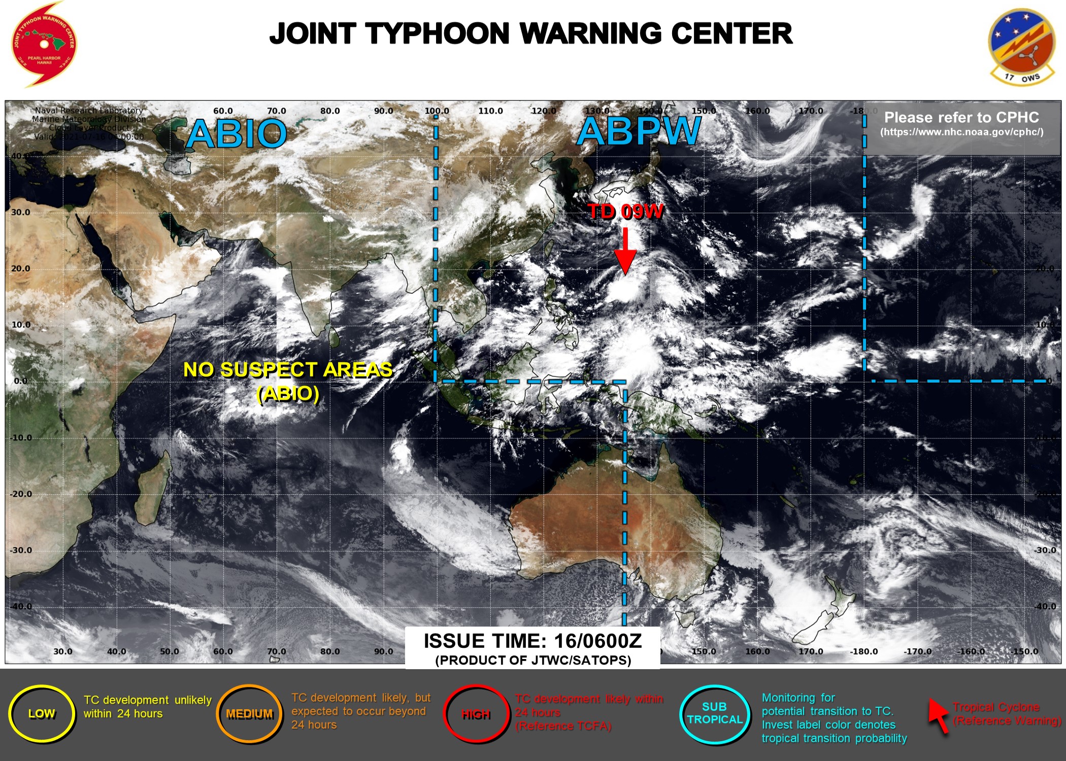 INVEST 98W IS NOW TD 09W.