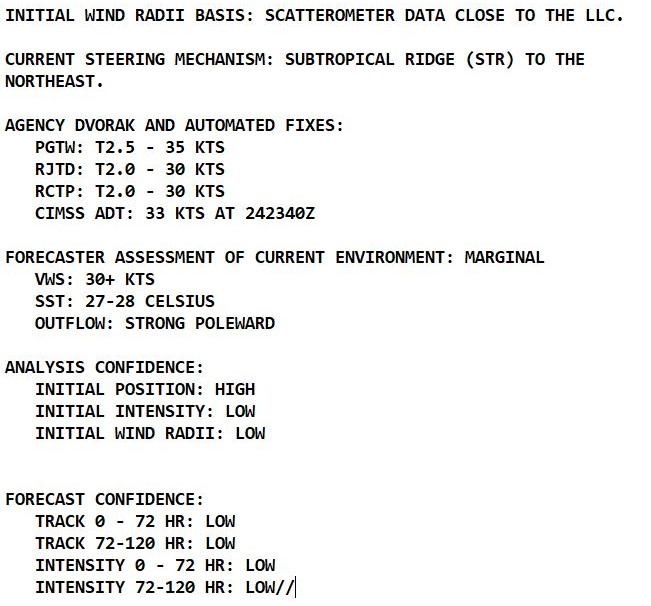 Western Pacific: 09W(IN-FA) Cat1 Typhoon forecast to landfall South of Shanghai, 11W(NEPARTAK) still subtropical//Eastern Pacific & Atlantic: TCFA issued for Invest 98E & Invest 90L, 25/03utc updates Western Pacific: 09W(IN-FA) Cat1 Typhoon forecast to landfall South of Shanghai, 11W(NEPARTAK) still subtropical//Eastern Pacific & Atlantic: TCFA issued for Invest 98E & Invest 90L, 25/03utc updates
