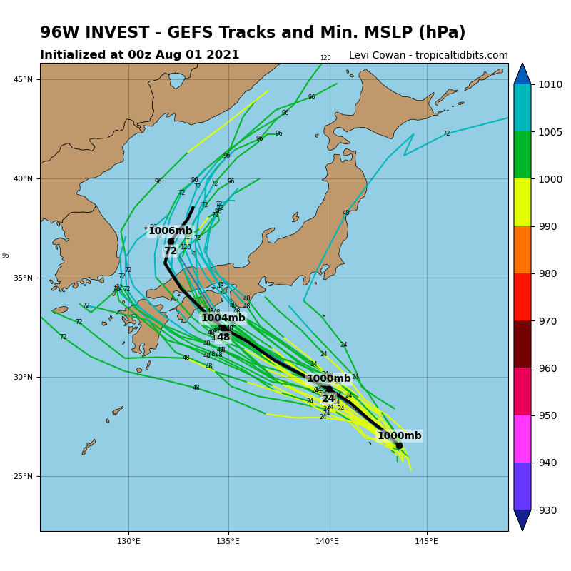 INVEST 96W. GLOBAL MODELS INDICATE MARGINAL  STRENGTHENING AND CONSOLIDATION AS THE SYSTEM PROPAGATES NORTHWEST.