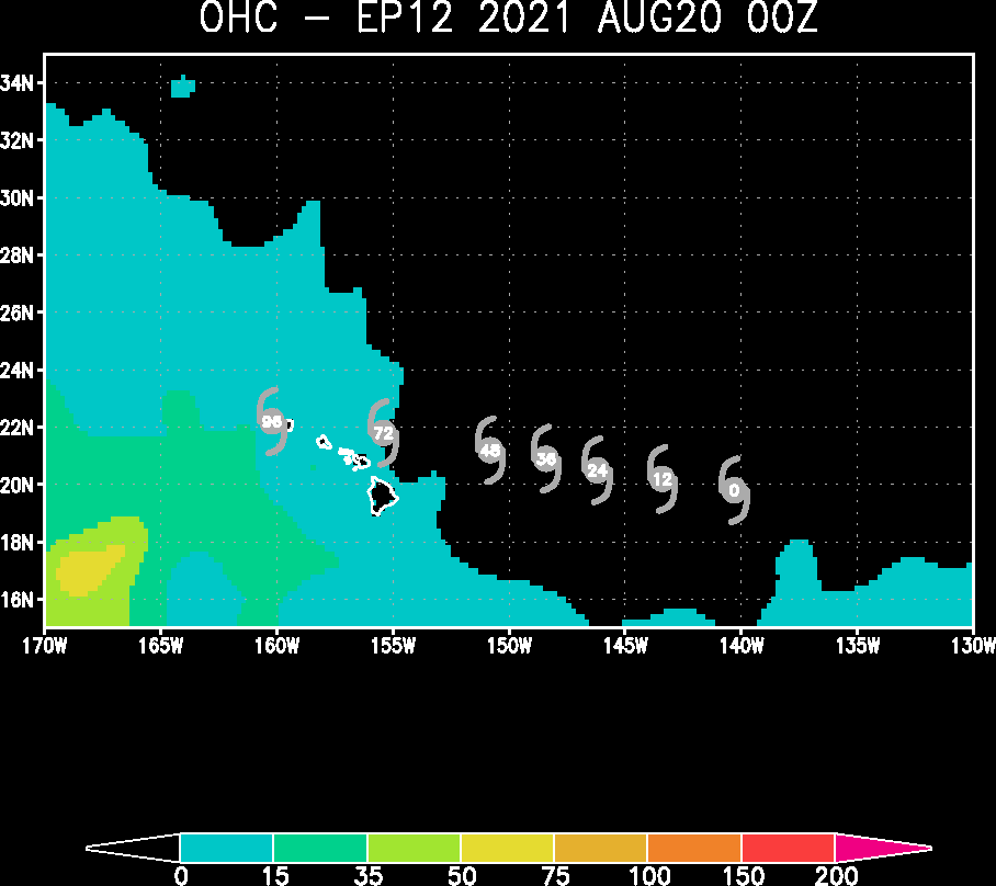 TS 12E(LINDA). LOW OCEAN HEAT CONTENT INDUCING WEAKENING.