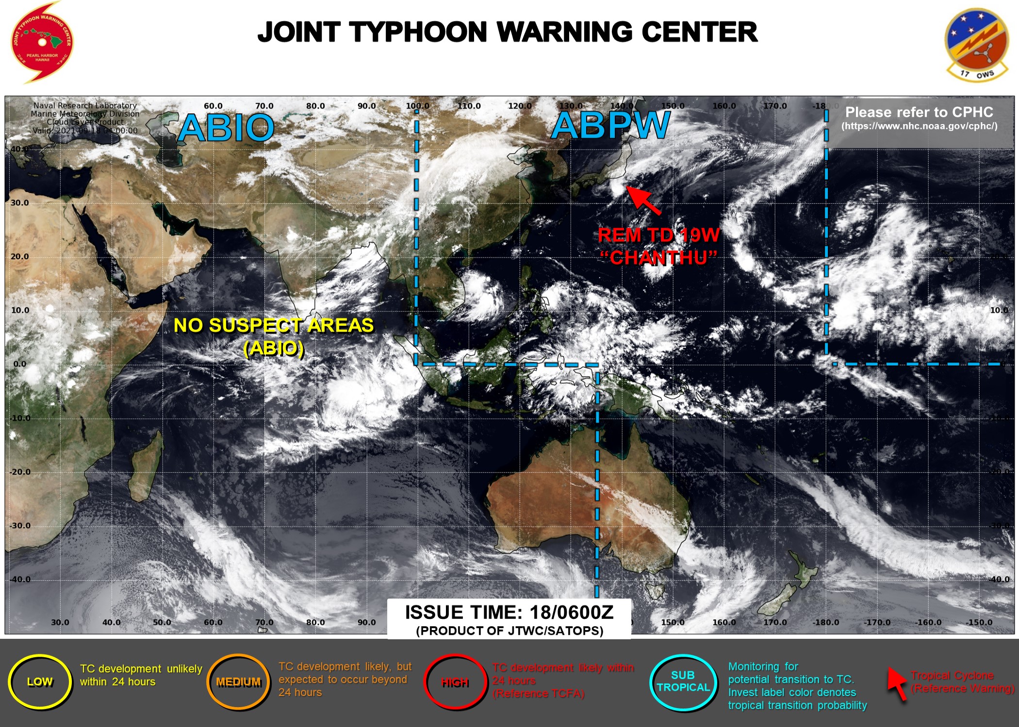 Western Pacific: 19W(CHANTHU) Final Warning on the 2nd most intense cyclone of 2021//Atlantic: 15L(ODETTE) intensifying, 18/09utc