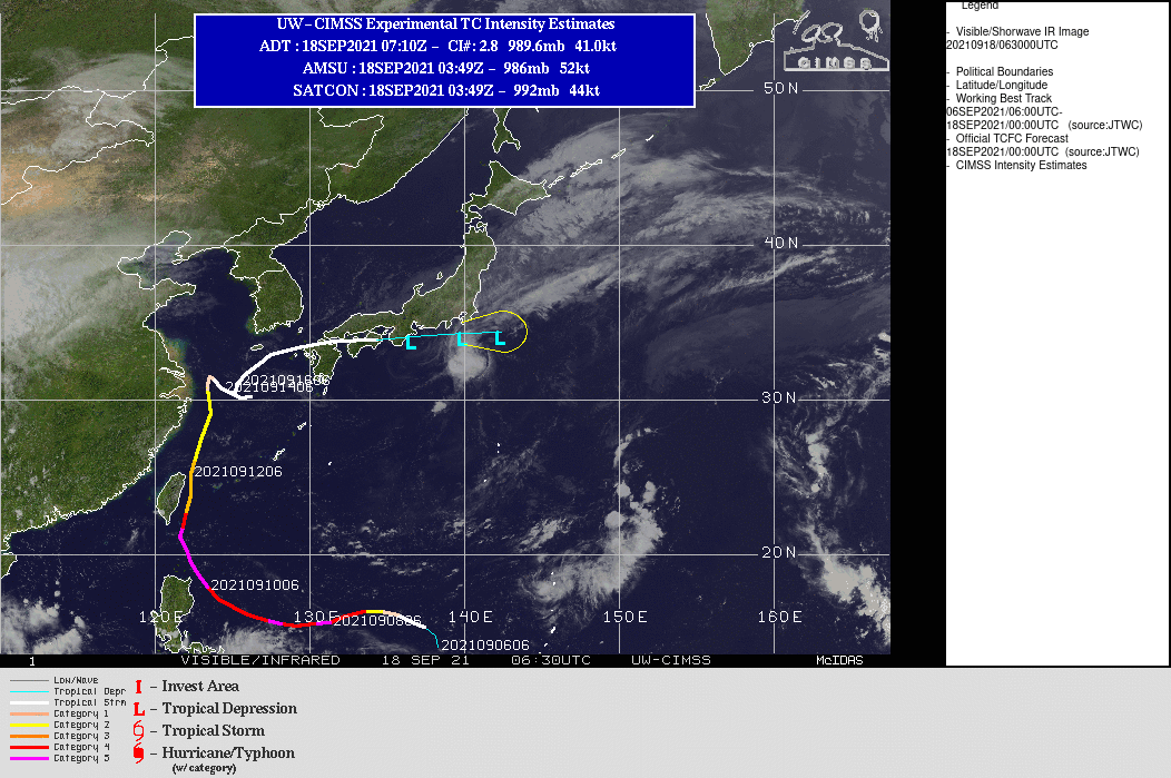 SUPER TYPHOON 19W(CHANTHU) REACHED CATEGORY 5 ON 3 SEPARATE TIMES DURING ITS LIFESPAN.