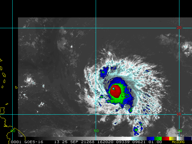 HU 18L(SAM). 25/1620UTC.