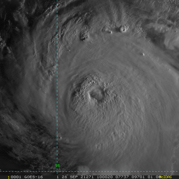 HU 18L(SAM). 28/10UTC. EARLY DAILIGHT IMAGERY.