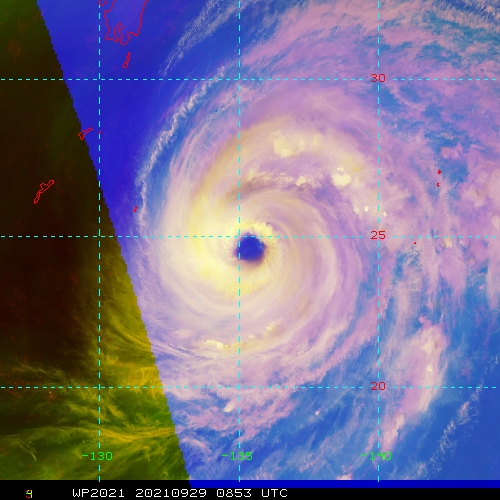 FEEDER BANDS ARE SLOWLY UNRAVELING AND THE CENTRAL CONVECTION HAS WARMED UP.