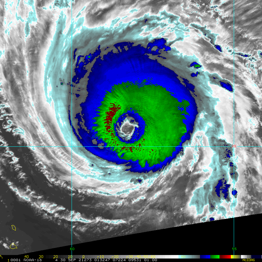 HU 18L(SAM). 30/0132UTC.