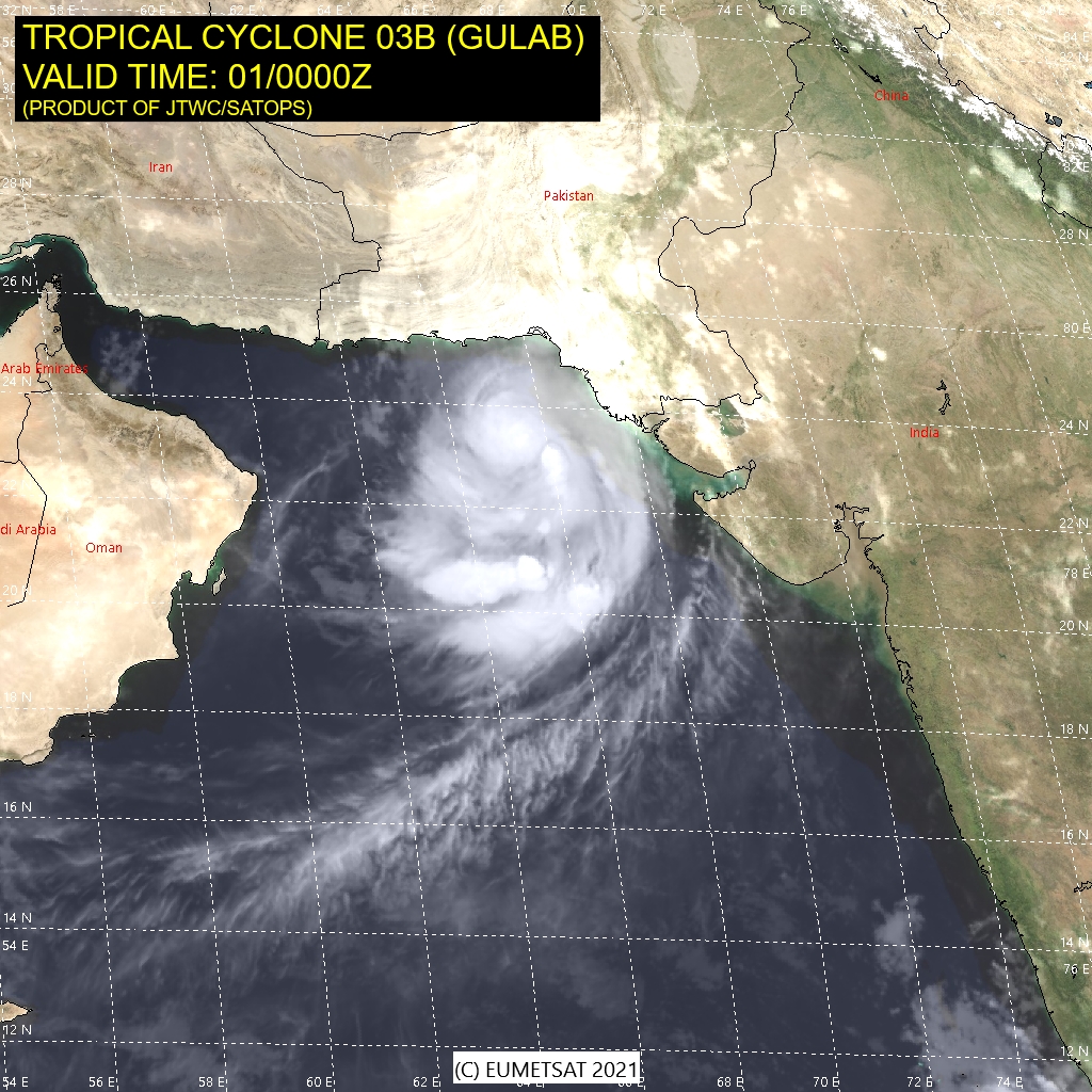 SATELLITE ANALYSIS, INITIAL POSITION AND INTENSITY DISCUSSION: ANIMATED ENHANCED INFRARED (EIR) SATELLITE IMAGERY DEPICTS SPIRAL BANDS OF DEEP CONVECTION WRAPPING INTO AN OBSCURED LOW LEVEL CIRCULATION CENTER (LLCC). THE INITIAL POSITION IS PLACED WITH LOW CONFIDENCE BASED ON TURNING IN EIR. THE INITIAL INTENSITY OF 45 KNOTS IS ASSESSED WITH MEDIUM CONFIDENCE BASED ON THE SUBJECTIVE AND OBJECTIVE DVORAK ESTIMATES. THE ENVIRONMENT IS OVERALL FAVORABLE WITH AN UPPER LEVEL ANTICYCLONE IN THE VICINITY PRODUCING MODERATE EQUATORWARD OUTFLOW, AS WELL AS WARM SEA SURFACE TEMPERATURES AND LOW SHEAR.