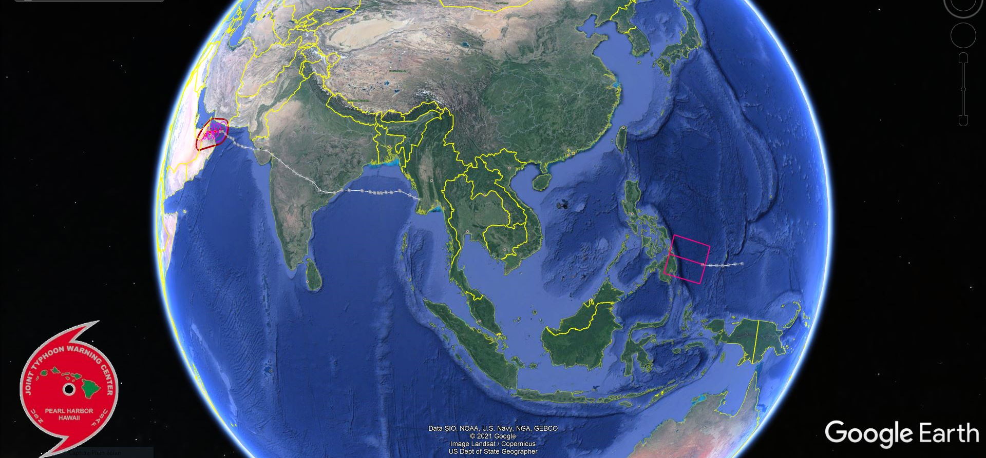 Invest 92W: Tropical Cyclone Formation Alert East of Mindanao//TC 03B(SHAHEEN-GULAB) CAT 1, approaching Oman//Atlantic: 18L(SAM) still a CAT3,03/03utc