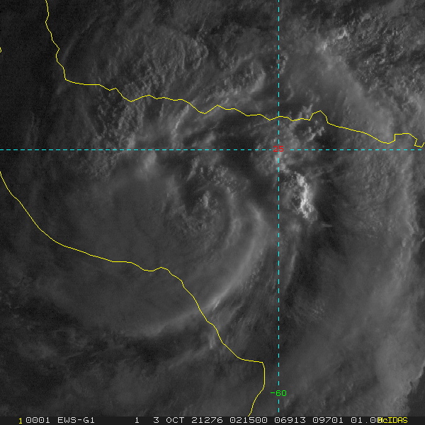 SATELLITE ANALYSIS, INITIAL POSITION AND INTENSITY DISCUSSION: ANIMATED ENHANCED INFRARED (EIR) SATELLITE IMAGERY DEPICTS FRAGMENTED CONVECTIVE BANDS STRUGGLING TO WRAP INTO THE SYSTEM CENTER DUE TO LAND INTERACTION. OVER THE PAST 6 HOURS, THE OVERALL CONVECTIVE STRUCTURE OF TC 06B HAS DEGRADED, HOWEVER A POCKET OF DEEP CONVECTION HAS SUSTAINED NEAR THE CENTER, MOST LIKELY FUELED BY VERY WARM SEA SURFACE TEMPERATURES IN THE GULF OF OMAN, SUGGESTING THE INNER CORE OF THE SYSTEM MAY STILL BE RELATIVELY STRONG AND THE MAX SUSTAINED WINDS MAY NOT HAVE WEAKENED OVER THE PAST SIX HOURS. THE INITIAL POSITION AND INTENSITY ARE BASED OFF OF THE PGTW FIX POSITION AND CURRENT INTENSITY ESTIMATE OF 4.0 (65 KNOTS/CAT 1). THE CURRENT ENVIRONMENT IS MARGINAL WITH MODERATE VERTICAL WIND SHEAR, WARM SEA SURFACE TEMPERATURES, AND MODERATE EQUATORWARD OUTFLOW OFFSET BY THE LAND INTERACTION TO THE NORTH AND SOUTH. CURRENT GLOBAL MODEL FIELD CROSS-SECTIONS SUGGEST DRY INTRUSION INTO THE SYSTEM IS NOT CURRENTLY AFFECTING INTENSITY.