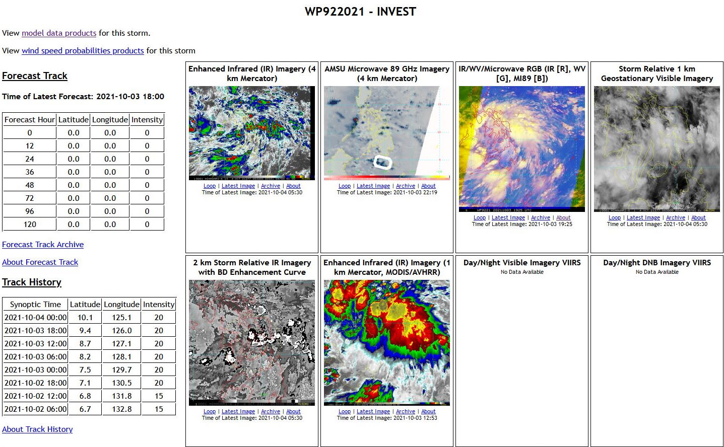 THE AREA OF CONVECTION (INVEST 92W) PREVIOUSLY LOCATED  NEAR 7.78N 128.6E IS NOW LOCATED NEAR 9.63N 123.4E, APPROXIMATELY  515 KM EAST OF PUERTO PRINCESA. THE BROAD AREA OF TROUGHING  ASSOCIATED WITH INVEST 92W HAS TRACKED OVER THE PHILIPPINE ISLANDS,  LOWERING THE PROBABILITY OF IMMEDIATE FORMATION. HOWEVER, MODEL  GUIDANCE INDICATES INVEST 92W WILL TRACK WEST NORTHWEST INTO THE  SOUTH CHINA SEA. MAXIMUM SUSTAINED SURFACE WINDS ARE  ESTIMATED AT 15 TO 20 KNOTS. MINIMUM SEA LEVEL PRESSURE IS ESTIMATED  TO BE NEAR 1006 MB. THE POTENTIAL FOR THE DEVELOPMENT OF A  SIGNIFICANT TROPICAL CYCLONE WITHIN THE NEXT 24 HOURS REMAINS MEDIUM.