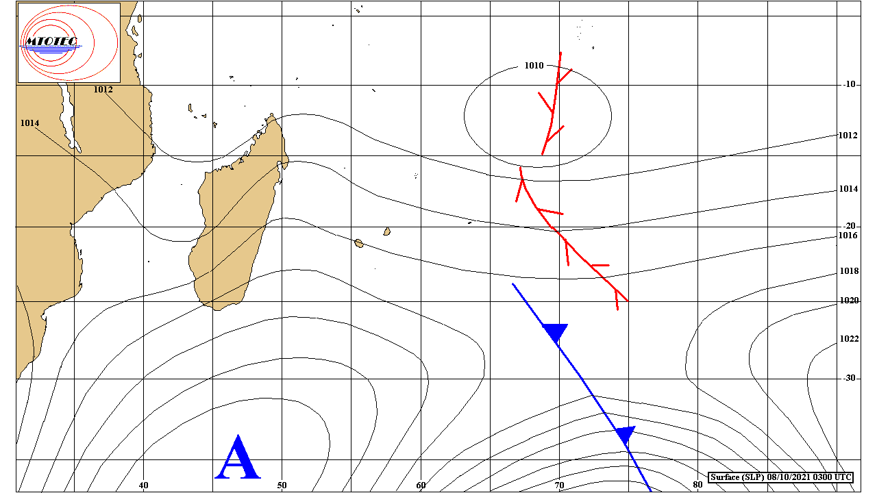 ILES SOEURS: Vendredi 08 Octobre 2021: les prévisions du temps pour MAURICE et la RÉUNION