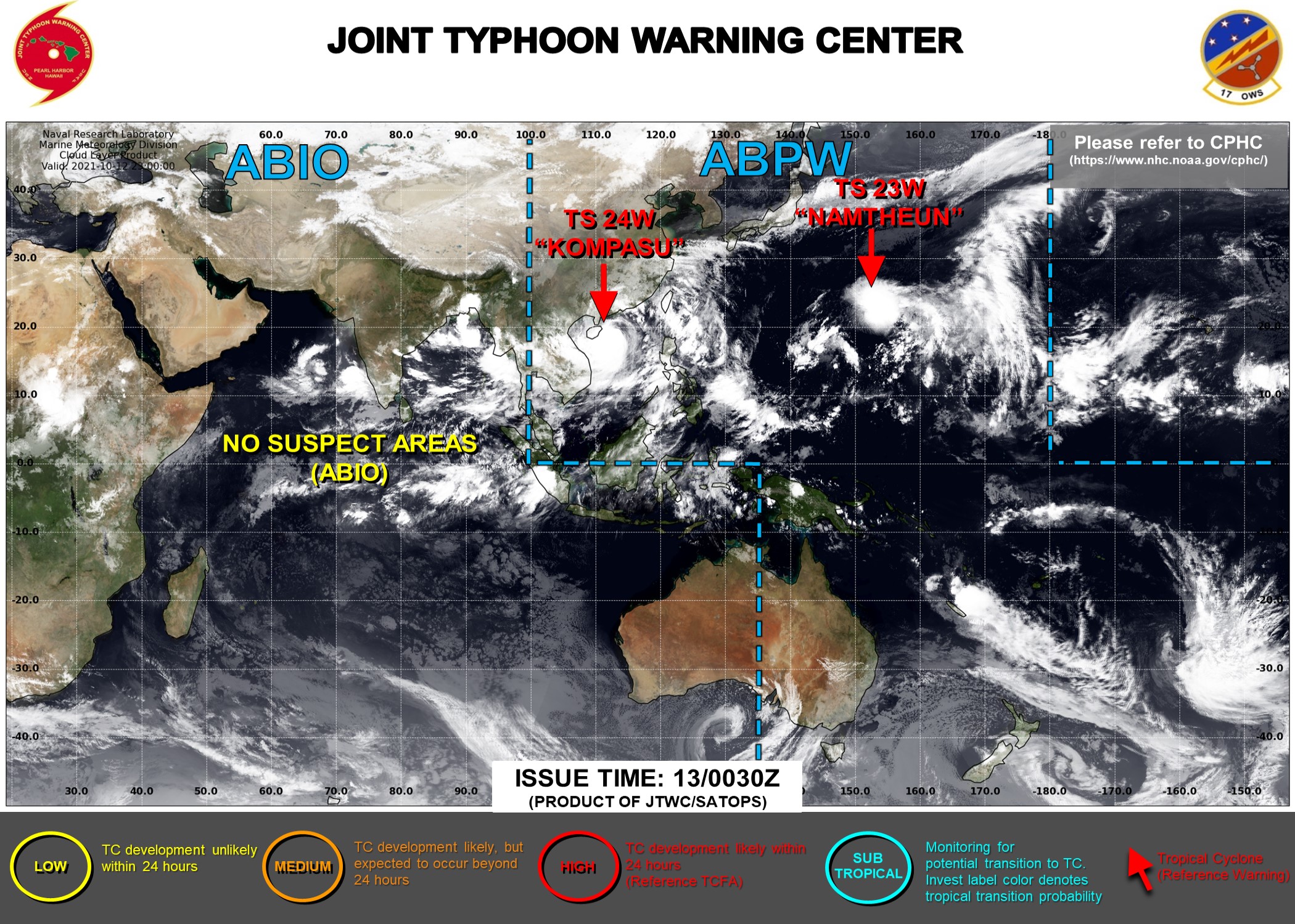 TS 24W(KOMPASU)making 1st landfall over Hainan/TD 23W(NAMTHEUN)not able to overcome shear//TS 16E(PAMELA) to make landfall at peak intensity,13/04utc TS 24W(KOMPASU)making 1st landfall over Hainan/TD 23W(NAMTHEUN)not able to overcome shear//TS 16E(PAMELA) to make landfall at peak intensity,13/04utc