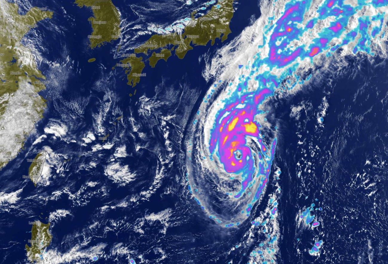 SATELLITE ANALYSIS, INITIAL POSITION AND INTENSITY DISCUSSION: ANIMATED MULTISPECTRAL SATELLITE IMAGERY SHOWS A LARGE EYE 150/165 KM IN DIAMETER WITH MULTIPLE EMBEDDED MESOVORTICES. THE RING OF  DEEP CONVECTION ENCIRCLING THE EYE HAS ERODED ON THE SOUTHERN SIDE DURING THE PAST SIX HOURS, AND THE INNER CORE MAINTAINS A  GENERALLY RAGGED APPEARANCE. GFS MODEL DIAGNOSTICS SHOW THAT THE  STRONGEST VERTICAL SHEAR IS IN THE 850-450 MB LAYER, COLOCATED  WITH A MID-LEVEL DRY AIR LAYER TO THE WEST OF THE TYPHOON. THE  RESULTING INWARD TRANSPORT OF DRY MID-LEVEL AIR INTO THE CORE OF  THE CYCLONE MAY BE CONTRIBUTING TO THE RAGGED CONVECTIVE  STRUCTURE. THE INITIAL INTENSITY IS HELD STEADY AT 80 KNOTS/CAT 1 BASED ON  A 272030Z SENTINNEL-1B SAR PASS SHOWING A BAND OF 75-80 KNOT WINDS  IN THE SOUTHEAST QUADRANT, BROADLY SUPPORTED BY SUBJECTIVE DVORAK  ESTIMATES OF T4.5 (77 KT) AND T5.0 (90 KT) FROM VARIOUS AGENCIES. SATELLITE ANALYSIS, INITIAL POSITION AND INTENSITY DISCUSSION: ANIMATED MULTISPECTRAL SATELLITE IMAGERY SHOWS A LARGE EYE 150/165 KM IN DIAMETER WITH MULTIPLE EMBEDDED MESOVORTICES. THE RING OF  DEEP CONVECTION ENCIRCLING THE EYE HAS ERODED ON THE SOUTHERN SIDE DURING THE PAST SIX HOURS, AND THE INNER CORE MAINTAINS A  GENERALLY RAGGED APPEARANCE. GFS MODEL DIAGNOSTICS SHOW THAT THE  STRONGEST VERTICAL SHEAR IS IN THE 850-450 MB LAYER, COLOCATED  WITH A MID-LEVEL DRY AIR LAYER TO THE WEST OF THE TYPHOON. THE  RESULTING INWARD TRANSPORT OF DRY MID-LEVEL AIR INTO THE CORE OF  THE CYCLONE MAY BE CONTRIBUTING TO THE RAGGED CONVECTIVE  STRUCTURE. THE INITIAL INTENSITY IS HELD STEADY AT 80 KNOTS/CAT 1 BASED ON  A 272030Z SENTINNEL-1B SAR PASS SHOWING A BAND OF 75-80 KNOT WINDS  IN THE SOUTHEAST QUADRANT, BROADLY SUPPORTED BY SUBJECTIVE DVORAK  ESTIMATES OF T4.5 (77 KT) AND T5.0 (90 KT) FROM VARIOUS AGENCIES.
