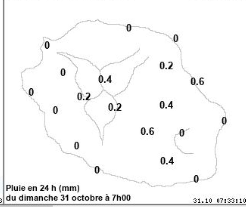 Vous pouvez agrandir l'image en cliquant et en l'élargissant avec vos doigts. MÉTÉO RÉUNION.