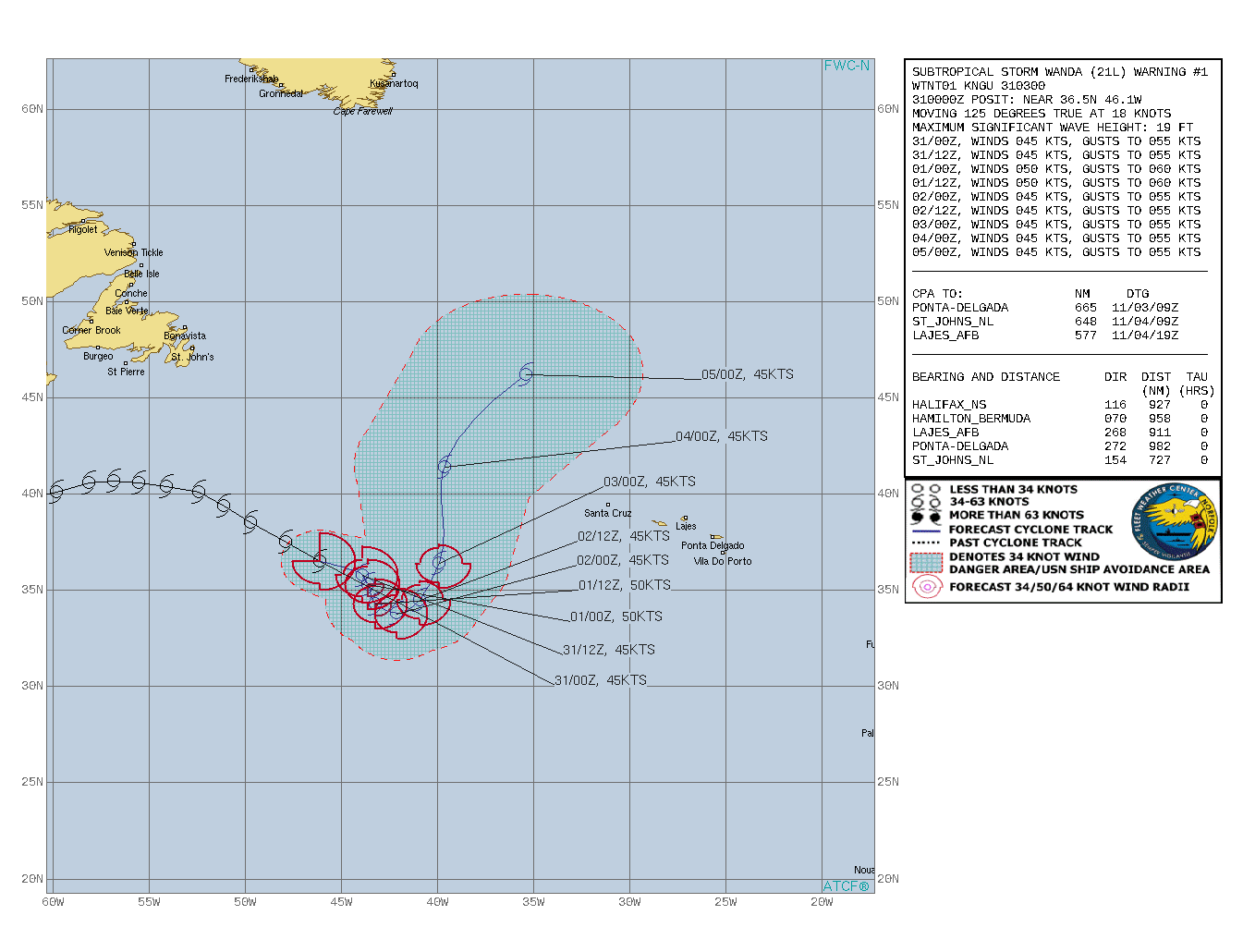 Invest 90W removed from the map//Invest 93S down-graded to Low//21L(WANDA) is subtropical and intensifying, 31/10utc updates