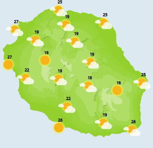 ILES SOEURS(MAURICE/RÉUNION): prévisions+cartes détaillées pour les 04,05,06 Novembre. Tendances pour Dimanche. Pluvieux à RODRIGUES.