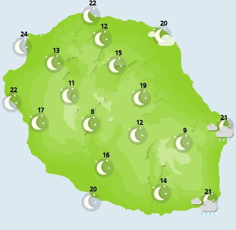 ILES SOEURS(MAURICE/RÉUNION): prévisions+cartes détaillées pour ce weekend+tendances ultérieures/ RODRIGUES: encore potentiellement instable