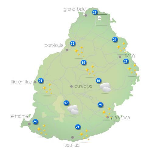 ILES SOEURS(MAURICE/RÉUNION): cartes détaillées de votre ciel pour ce Vendredi 12 Novembre +weekend, relevés pluies,animation satellite