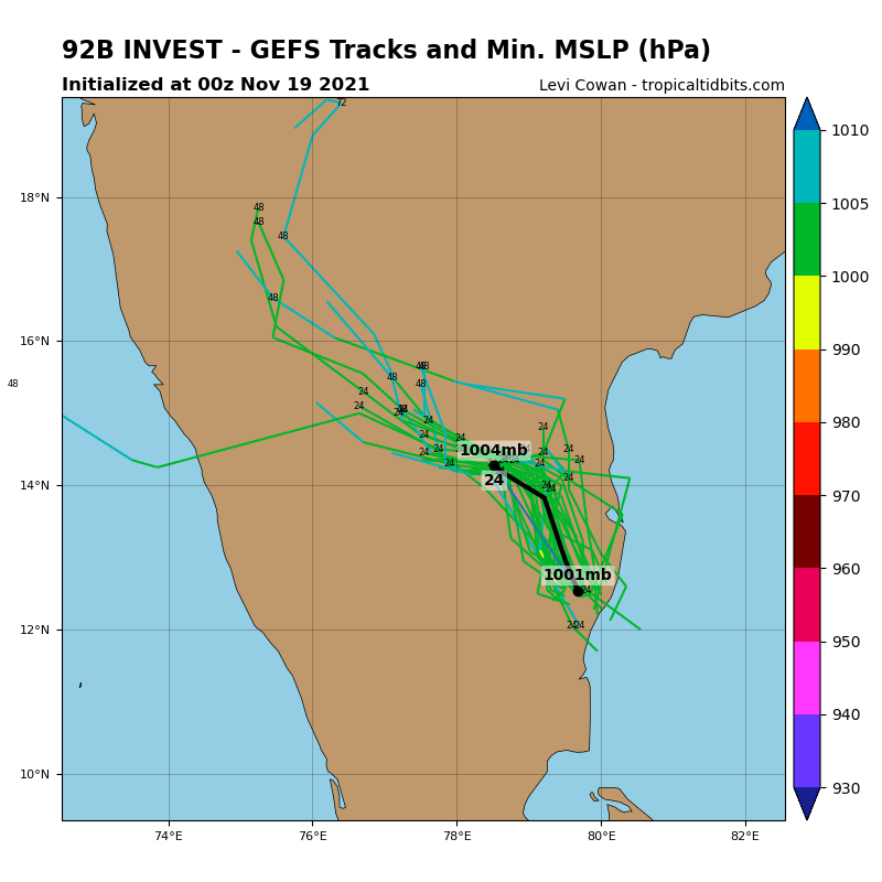 THE AREA OF CONVECTION (INVEST 92B) PREVIOUSLY LOCATED  NEAR 10.6N 83.5E HAS DISSIPATED AND IS NO LONGER SUSPECT FOR THE  DEVELOPMENT OF A SIGNIFICANT TROPICAL CYCLONE IN THE NEXT 24 HOURS.