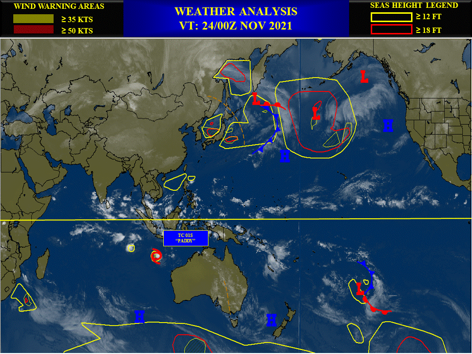 TC 01S(PADDY) slowly moving westward/ Invest 91S now on the map, 24/03utc TC 01S(PADDY) slowly moving westward/ Invest 91S now on the map, 24/03utc